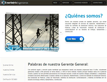 Tablet Screenshot of enerletric.com